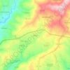 Mapa topográfico Bairrão, altitud, relieve