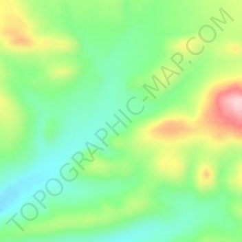 Mapa topográfico Hoh Xil, altitud, relieve