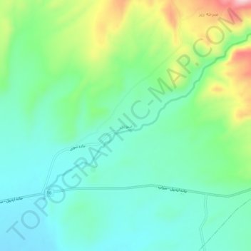 Mapa topográfico Sovin, altitud, relieve