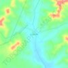 Mapa topográfico Curral Falso, altitud, relieve
