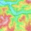 Mapa topográfico Niederdielfen, altitud, relieve