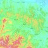 Mapa topográfico Baoshan, altitud, relieve