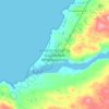 Mapa topográfico ᑰᔾᔪᐊᕌᐱᒃ ᐙᐸᒣᑯᔥᑐᐃ Kuujjuarapik-Whapmagoostui, altitud, relieve