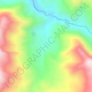 Mapa topográfico Santos, altitud, relieve