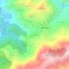 Mapa topográfico Bouchertioua, altitud, relieve