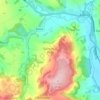 Mapa topográfico Stanton-in-Peak, altitud, relieve