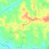 Mapa topográfico Kaikamba, altitud, relieve