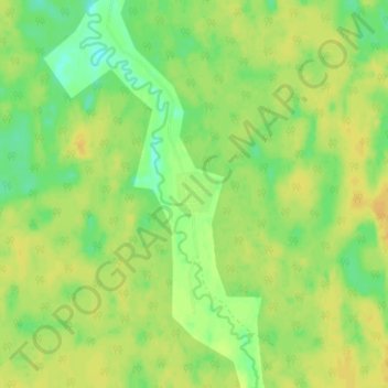 Mapa topográfico Шубино, altitud, relieve