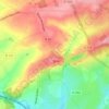 Mapa topográfico La Viennerie, altitud, relieve