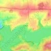 Mapa topográfico Delecke, altitud, relieve