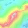 Mapa topográfico Mount Grinnell, altitud, relieve