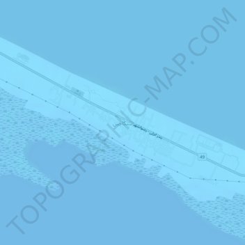 Mapa topográfico Sangachin, altitud, relieve