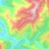 Mapa topográfico Ghebbala, altitud, relieve