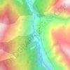 Mapa topográfico Karte, altitud, relieve