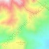 Mapa topográfico Cottonwoods Spring, altitud, relieve