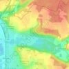Mapa topográfico Terres du Gd Sous Les Vign, altitud, relieve