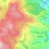 Mapa topográfico Haytor Vale, altitud, relieve