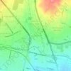 Mapa topográfico Los Pocitos, altitud, relieve