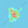 Mapa topográfico เกาะสมุย, altitud, relieve
