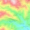 Mapa topográfico Panchigua Alto, altitud, relieve