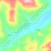 Mapa topográfico Aïn Reggada, altitud, relieve