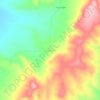 Mapa topográfico Kızılcakışla, altitud, relieve
