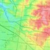 Mapa topográfico Chadstone, altitud, relieve