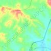 Mapa topográfico Caimito, altitud, relieve
