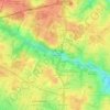 Mapa topográfico La Bénetière, altitud, relieve