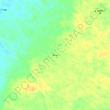 Mapa topográfico Angan Hôt, altitud, relieve