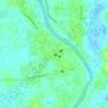 Mapa topográfico annamanada, altitud, relieve