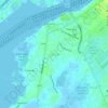 Mapa topográfico Gun-ob, altitud, relieve