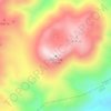 Mapa topográfico Göllü Dağ, altitud, relieve