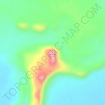 Mapa topográfico Suranga Pahar, altitud, relieve
