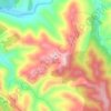 Mapa topográfico Jogo, altitud, relieve
