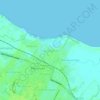 Mapa topográfico Ngemplakrejo, altitud, relieve