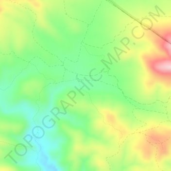 Mapa topográfico La Vallesa, altitud, relieve