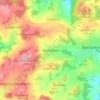 Mapa topográfico Obersteben, altitud, relieve
