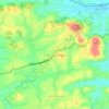 Mapa topográfico Chengamanadu, altitud, relieve