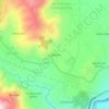 Mapa topográfico Capillaloma, altitud, relieve