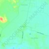 Mapa topográfico Malinjak, altitud, relieve