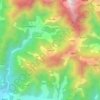 Mapa topográfico Sallaghari, altitud, relieve