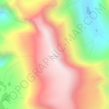 Mapa topográfico Storkalkinn, altitud, relieve