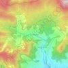 Mapa topográfico Las Nubes, altitud, relieve
