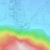Mapa topográfico محله ۵, altitud, relieve