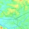 Mapa topográfico Melepuram, altitud, relieve