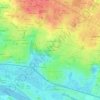 Mapa topográfico La basse Orévière, altitud, relieve