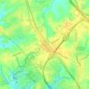 Mapa topográfico Lightfoot, altitud, relieve