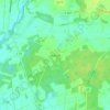 Mapa topográfico Hülsen, altitud, relieve