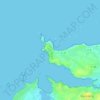 Mapa topográfico Neiz Vran, altitud, relieve
